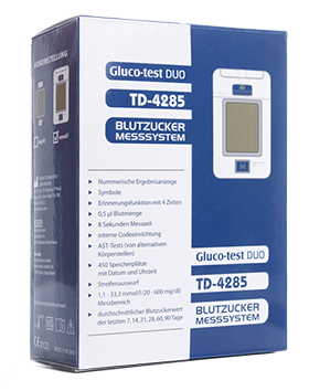 Gluco-test DUO® Starterset mmol/l weiß